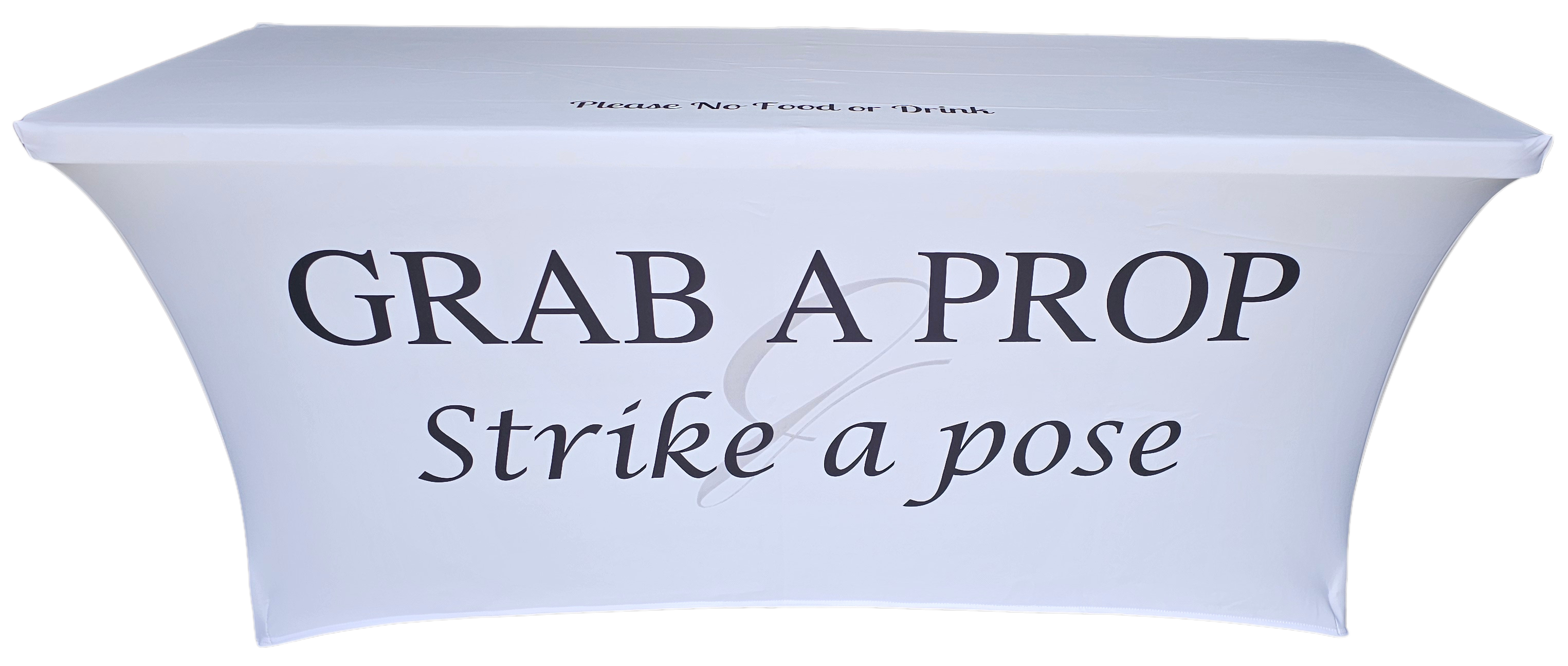 Grab A Prop & Strike a pose Table Cover